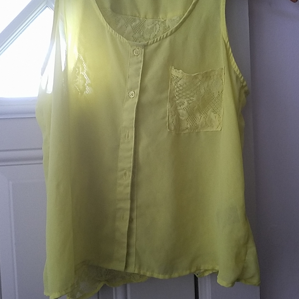 Yellow tank top